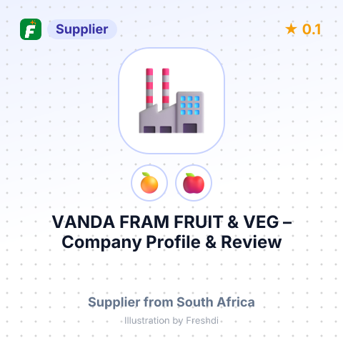 VANDA FRAM FRUIT & VEG – summary card, no photo uploaded yet