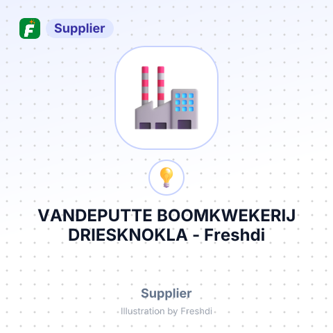 VANDEPUTTE BOOMKWEKERIJ DRIESKNOKLA – summary card, no photo uploaded yet