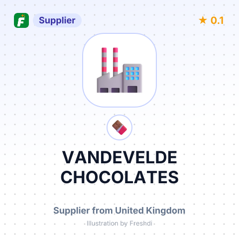 VANDEVELDE CHOCOLATES – summary card, no photo uploaded yet