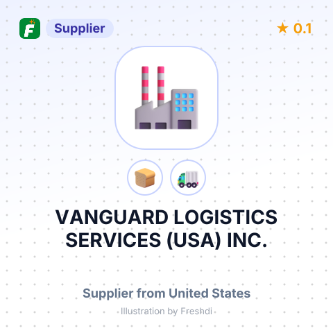 VANGUARD LOGISTICS SERVICES (USA) INC. – summary card, no photo uploaded yet