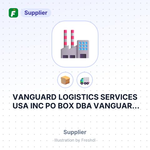 VANGUARD LOGISTICS SERVICES USA INC PO BOX DBA VANGUARD LOGISTICSSERVICES – summary card, no photo uploaded yet