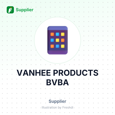 VANHEE PRODUCTS BVBA – summary card, no photo uploaded yet