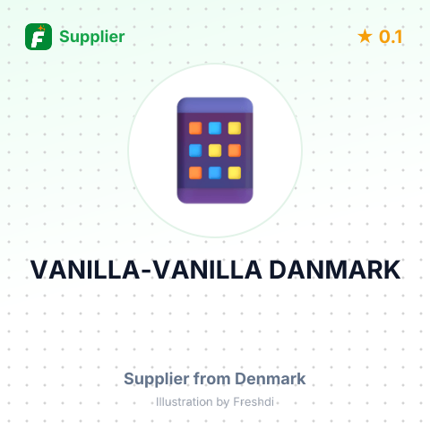 VANILLA-VANILLA DANMARK – summary card, no photo uploaded yet