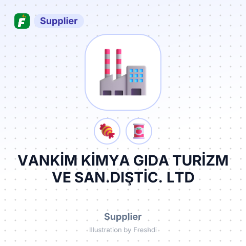 VANKİM KİMYA GIDA TURİZM VE SAN.DIŞTİC. LTD – summary card, no photo uploaded yet
