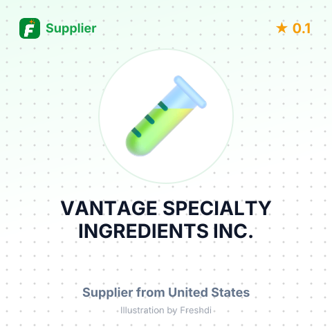 VANTAGE SPECIALTY INGREDIENTS, INC. – summary card, no photo uploaded yet