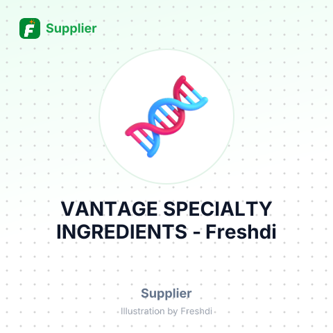VANTAGE SPECIALTY INGREDIENTS – summary card, no photo uploaded yet