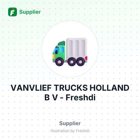 VANVLIEF TRUCKS HOLLAND B V – summary card, no photo uploaded yet