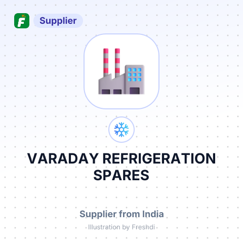 VARADAY REFRIGERATION SPARES – summary card, no photo uploaded yet
