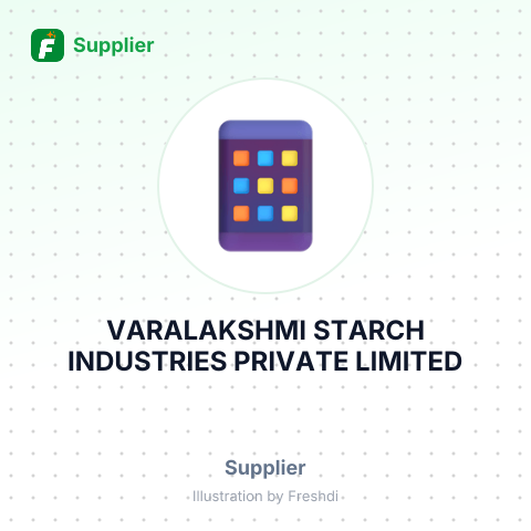 VARALAKSHMI STARCH INDUSTRIES PRIVATE LIMITED – summary card, no photo uploaded yet