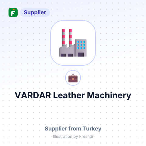 VARDAR Leather Machinery – summary card, no photo uploaded yet