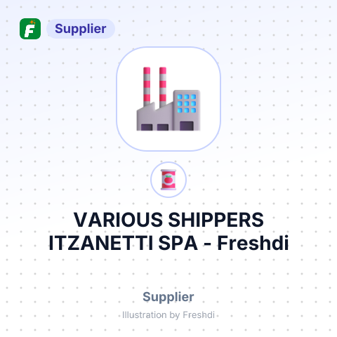 VARIOUS SHIPPERS ITZANETTI SPA – summary card, no photo uploaded yet