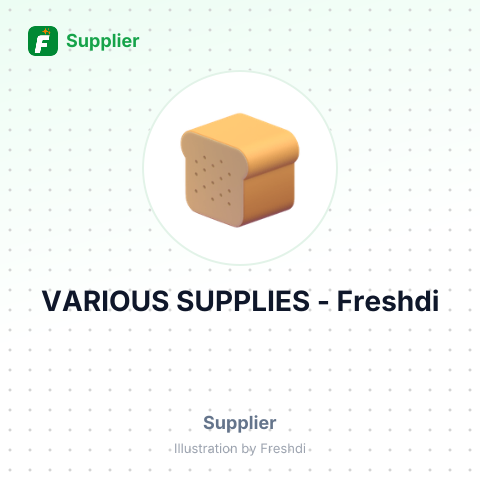 VARIOUS SUPPLIES – summary card, no photo uploaded yet