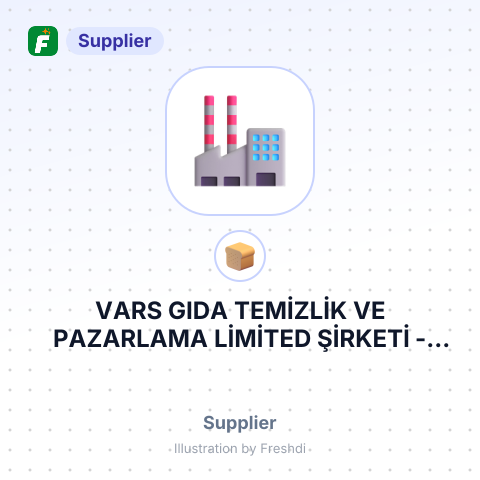 VARS GIDA TEMİZLİK VE PAZARLAMA LİMİTED ŞİRKETİ – summary card, no photo uploaded yet