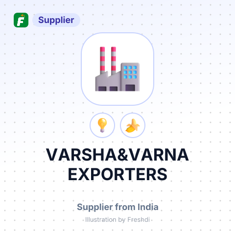 VARSHA&VARNA EXPORTERS – summary card, no photo uploaded yet