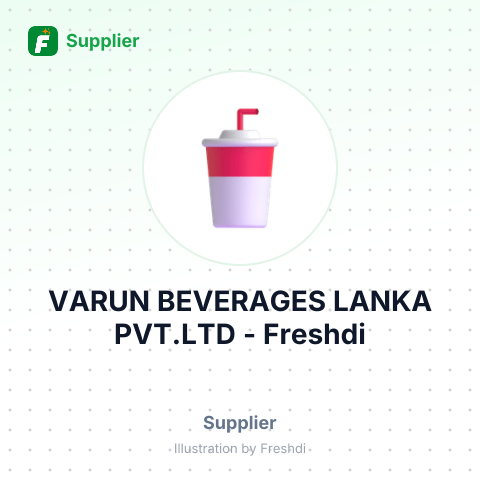 VARUN BEVERAGES LANKA PVT.LTD – summary card, no photo uploaded yet