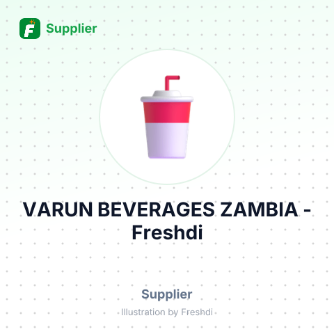 VARUN BEVERAGES ZAMBIA – summary card, no photo uploaded yet