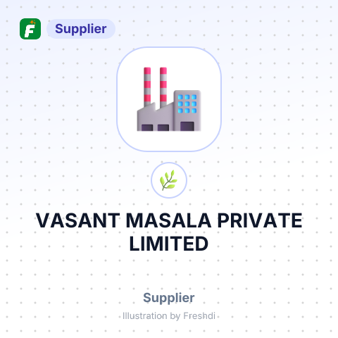 VASANT MASALA PRIVATE LIMITED – summary card, no photo uploaded yet