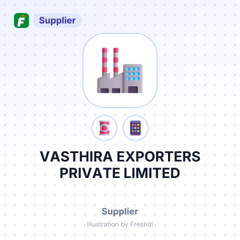 VASTHIRA EXPORTERS PRIVATE LIMITED – summary card, no photo uploaded yet