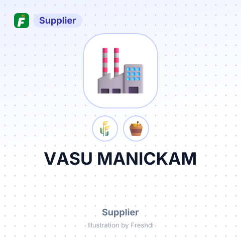 VASU MANICKAM – summary card, no photo uploaded yet