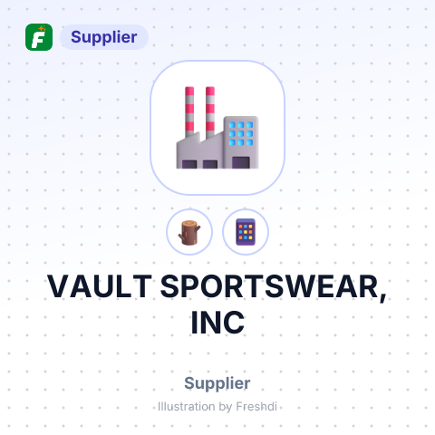 VAULT SPORTSWEAR, INC – summary card, no photo uploaded yet