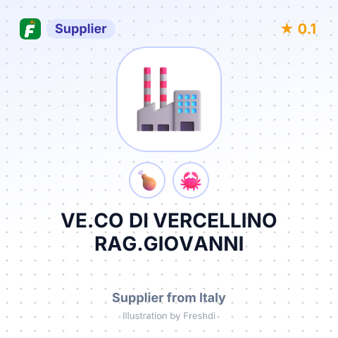VE.CO DI VERCELLINO RAG.GIOVANNI – summary card, no photo uploaded yet