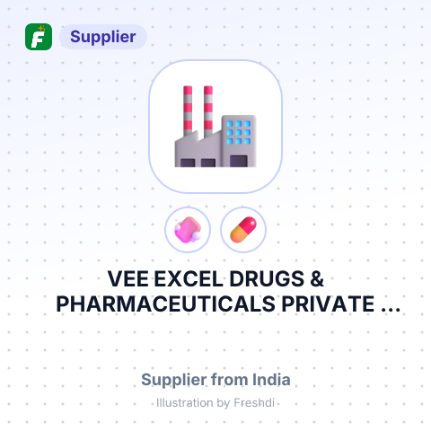 VEE EXCEL DRUGS & PHARMACEUTICALS PRIVATE LIMITED – summary card, no photo uploaded yet