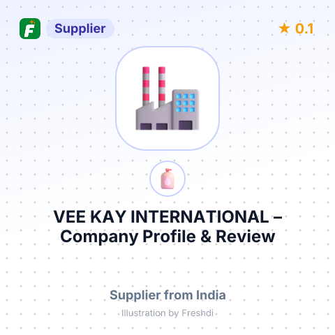VEE KAY INTERNATIONAL – summary card, no photo uploaded yet