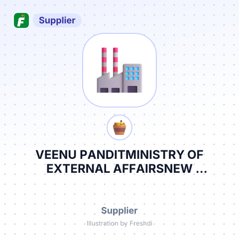 VEENU PANDITMINISTRY OF EXTERNAL AFFAIRSNEW DELHIINDIA – summary card, no photo uploaded yet