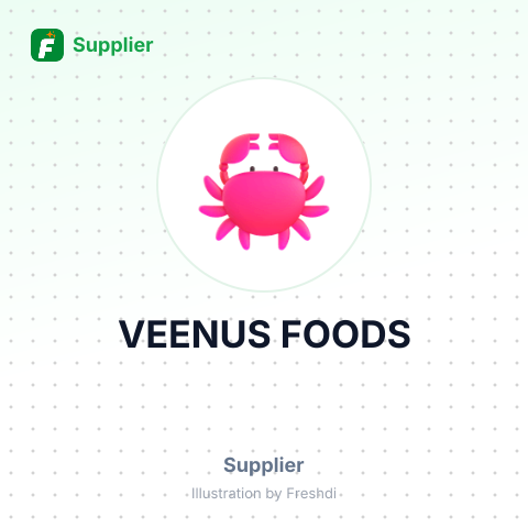 VEENUS FOODS – summary card, no photo uploaded yet
