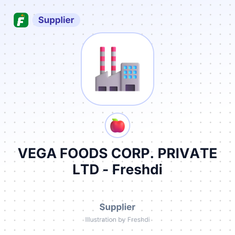 VEGA FOODS CORP. PRIVATE LTD – summary card, no photo uploaded yet