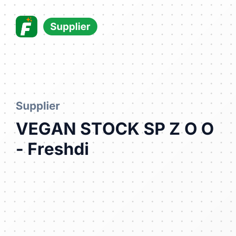 VEGAN STOCK SP Z O O – summary card, no photo uploaded yet