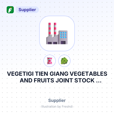 VEGETIGI TIEN GIANG VEGETABLES AND FRUITS JOINT STOCK COMPANY – summary card, no photo uploaded yet
