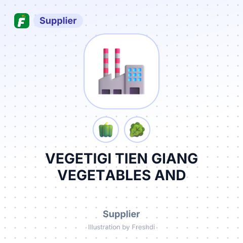 VEGETIGI TIEN GIANG VEGETABLES AND – summary card, no photo uploaded yet