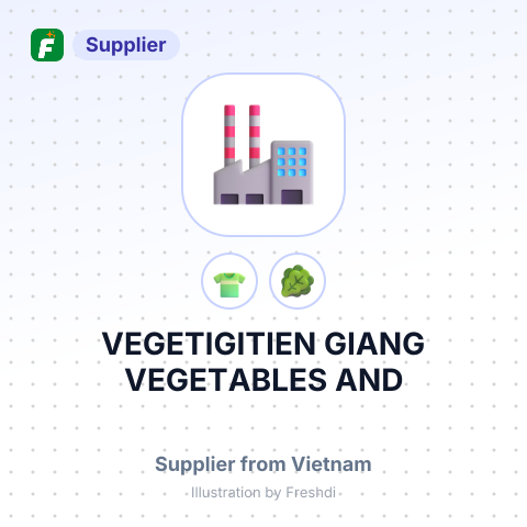 VEGETIGITIEN GIANG VEGETABLES AND – summary card, no photo uploaded yet
