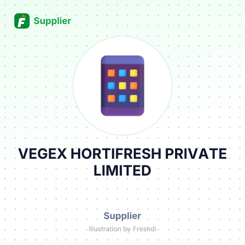 VEGEX HORTIFRESH PRIVATE LIMITED – summary card, no photo uploaded yet