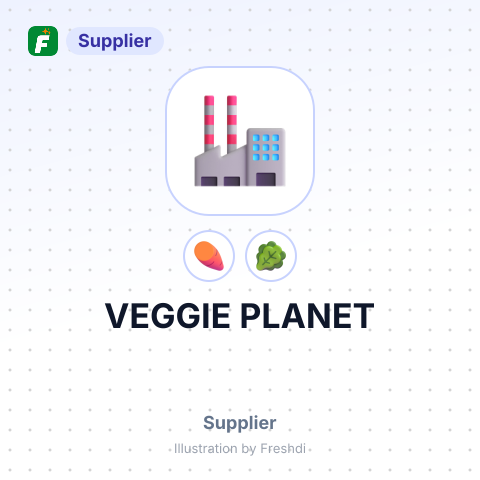 VEGGIE PLANET – summary card, no photo uploaded yet