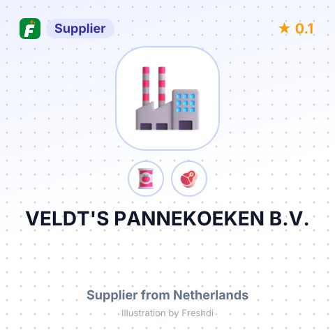 VELDT'S PANNEKOEKEN B.V. – summary card, no photo uploaded yet