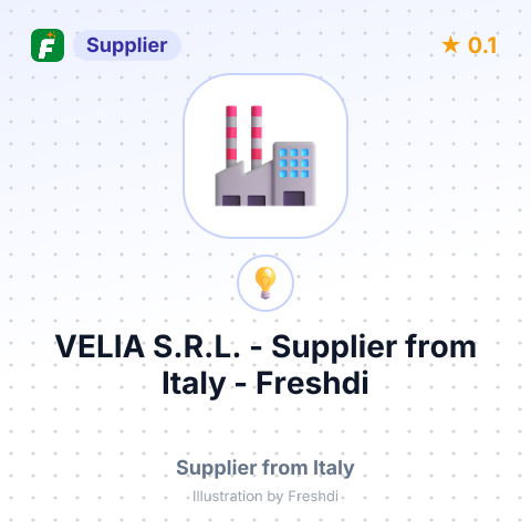 VELIA S.R.L. – summary card, no photo uploaded yet