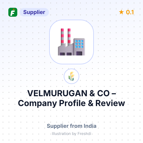 VELMURUGAN & CO – summary card, no photo uploaded yet