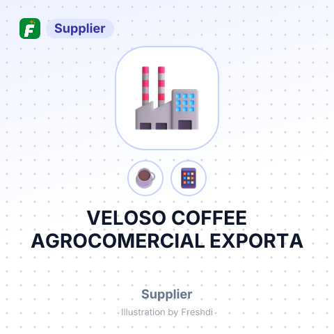 VELOSO COFFEE AGROCOMERCIAL EXPORTA – summary card, no photo uploaded yet