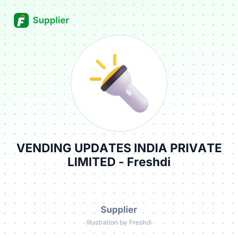 VENDING UPDATES INDIA PRIVATE LIMITED – summary card, no photo uploaded yet