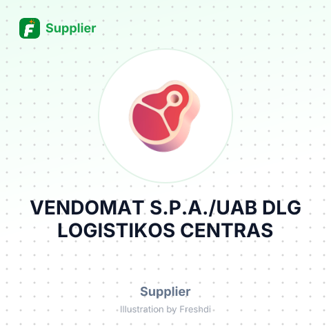 VENDOMAT S.P.A./UAB DLG LOGISTIKOS CENTRAS – summary card, no photo uploaded yet
