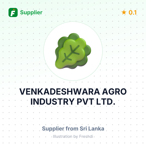 VENKADESHWARA AGRO INDUSTRY PVT LTD. – summary card, no photo uploaded yet