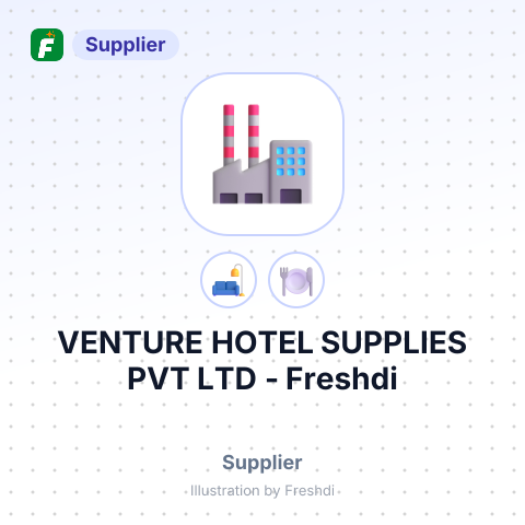 VENTURE HOTEL SUPPLIES PVT LTD – summary card, no photo uploaded yet