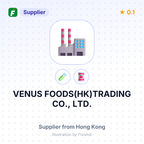 VENUS FOODS(HK)TRADING CO., LTD. – summary card, no photo uploaded yet