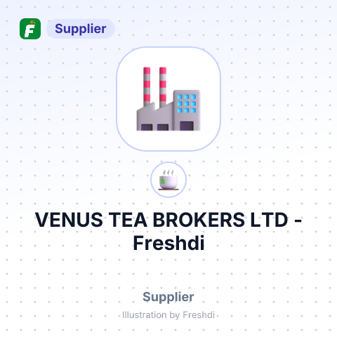VENUS TEA BROKERS LTD – summary card, no photo uploaded yet
