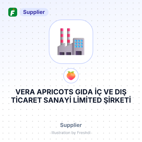 VERA APRICOTS GIDA İÇ VE DIŞ TİCARET SANAYİ LİMİTED ŞİRKETİ – summary card, no photo uploaded yet