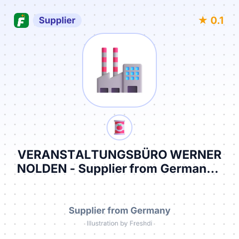VERANSTALTUNGSBÜRO WERNER NOLDEN – summary card, no photo uploaded yet
