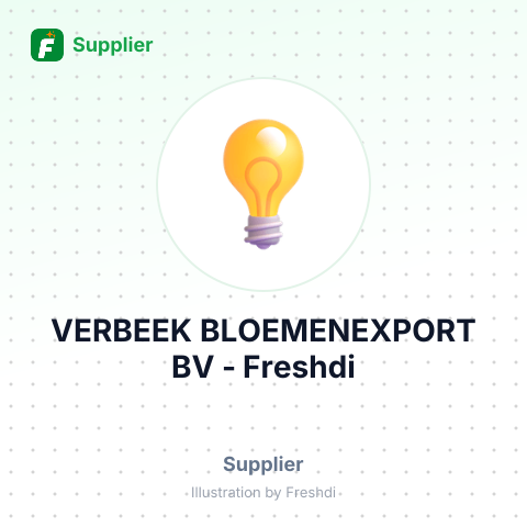 VERBEEK BLOEMENEXPORT BV – summary card, no photo uploaded yet