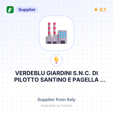 VERDEBLU GIARDINI S.N.C. DI PILOTTO SANTINO E PAGELLA GIORGIO – summary card, no photo uploaded yet
